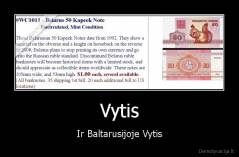 Vytis - Ir Baltarusijoje Vytis