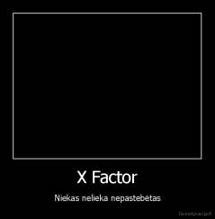 X Factor - Niekas nelieka nepastebėtas