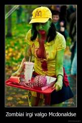 Zombiai irgi valgo Mcdonaldse - 