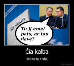 Čia kalba - Bet ne apie kiškį