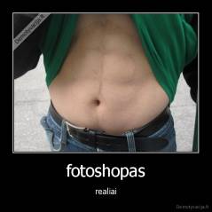 fotoshopas - realiai