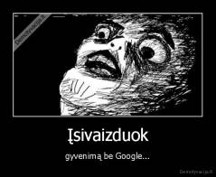 Įsivaizduok - gyvenimą be Google...