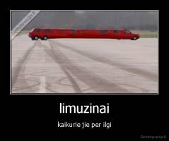 limuzinai - kaikurie jie per ilgi