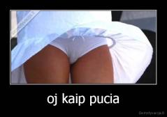 oj kaip pucia - 