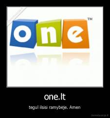 one.lt - tegul ilsisi ramybėje. Amen