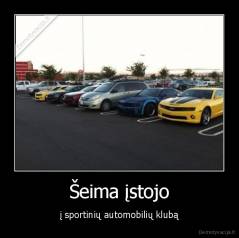 Šeima įstojo - į sportinių automobilių klubą