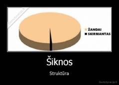 Šiknos - Struktūra