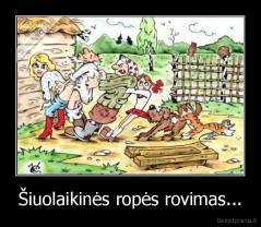 Šiuolaikinės ropės rovimas... - 