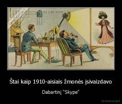 Štai kaip 1910-aisiais žmonės įsivaizdavo - Dabartinį "Skype"