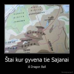 Štai kur gyvena tie Sajanai - iš Dragon Ball