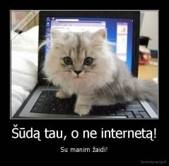 Šūdą tau, o ne internetą! - Su manim žaidi!