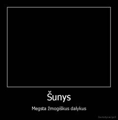 Šunys - Megsta žmogiškus dalykus