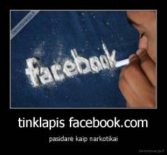 tinklapis facebook.com - pasidarė kaip narkotikai