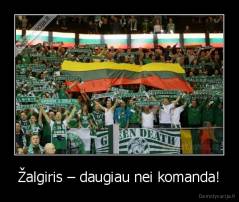 Žalgiris – daugiau nei komanda! - 