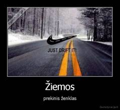 Žiemos - prekinis ženklas