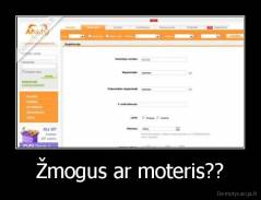 Žmogus ar moteris?? - 