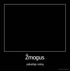 Žmogus - pakeitęs viską